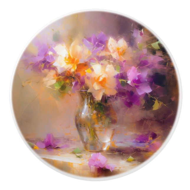 Heikles Stillleben Keramikknauf (Vorderseite)