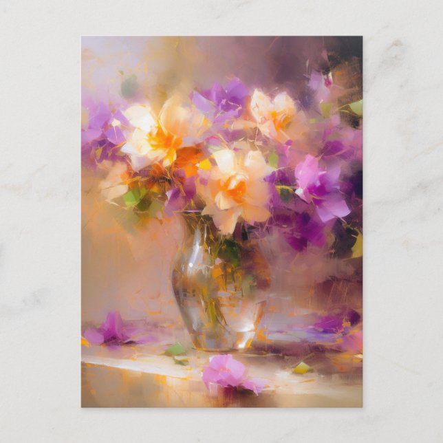 Heikles Stillleben Postkarte (Vorderseite)