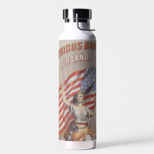Heil! Ruhmreiches Banner unseres Landes-Patriotisc Trinkflasche
