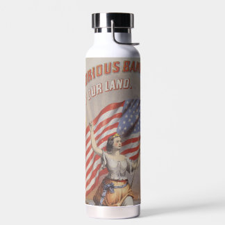 Heil! Ruhmreiches Banner unseres Landes-Patriotisc Trinkflasche