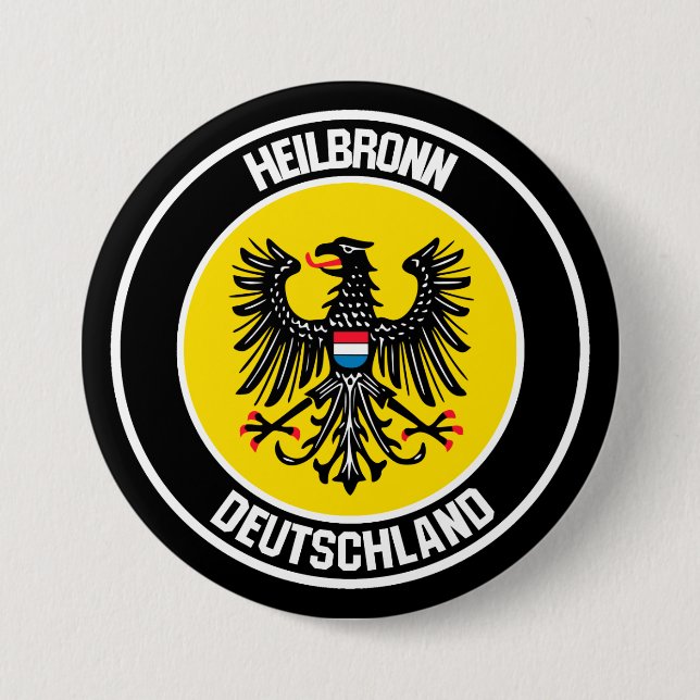 Heilbronn RundEmblem Button (Vorderseite)