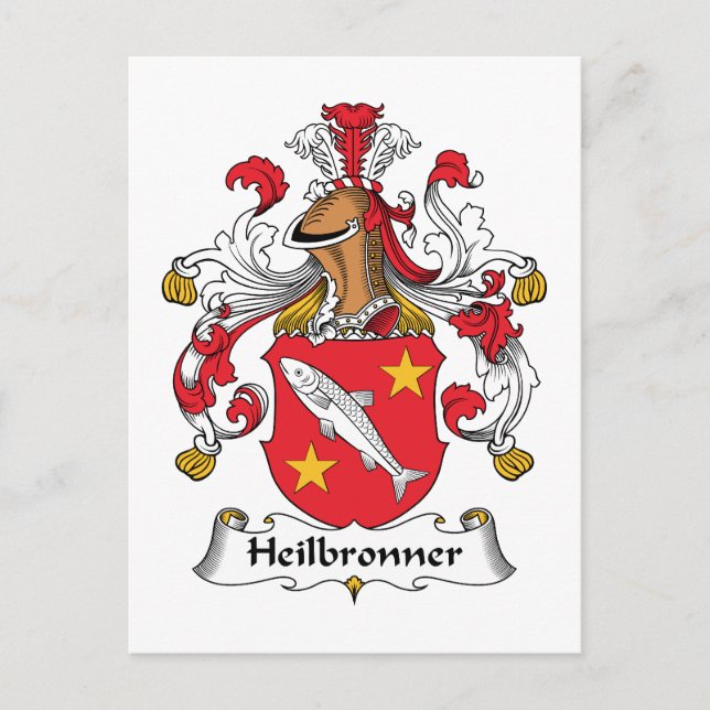 Heilbronner Familienwappen Postkarte (Vorderseite)