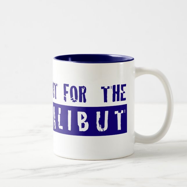 Heilbuttart, nur Heilbutt, popurlonly Zweifarbige Tasse (Rechts)
