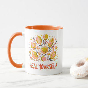 Heile Dich Selbst Kombi-Tasse - Himmels-Kristall-S Tasse