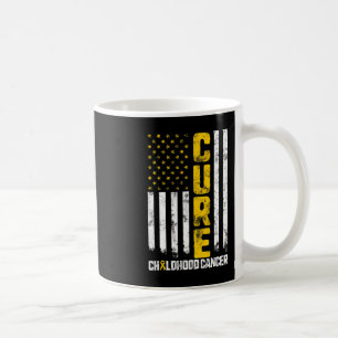 Heile Kinderkrebs Goldene Schleife Mutter Kind Bew Kaffeetasse
