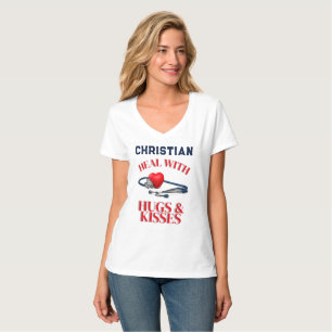 Heilen mit Hugs & Kisses I Doctor's Stethoscope T-Shirt