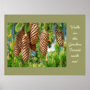 Heilende Berührungskunst Geschenke Spaziergang im  Poster