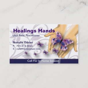 Heilende Hände - Geschäft Card-3 Visitenkarte