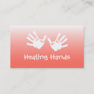 Heilende Handmassage - Reiki Visitenkarte