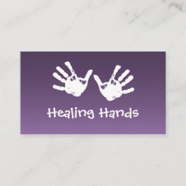 Heilende Handmassage - Reiki Visitenkarte