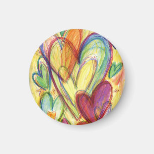 Heilende Herzen Kunst Kühlschrankmagnet