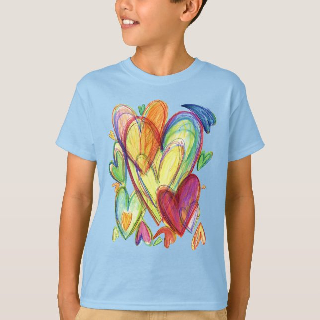 Heilende Herzen Kunst Shirts (Vorderseite)