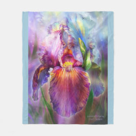 Heilende Iris-Göttin-Kunst-Decke Fleecedecke