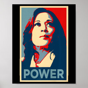 Heilende Macht Kamala Harris Befähigte 47 Unterstü Poster
