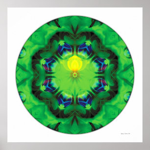 Heilende Mandala 3 Poster