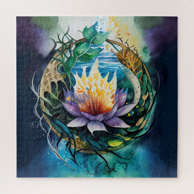 Heilende Power des Eintauchens in die Natur (Vertikal)