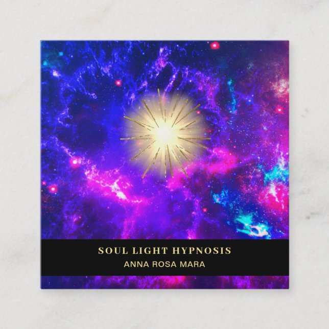 *~* heilende quadratische visitenkarte (Vorderseite)