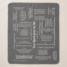 Heilende Schrifts-Decke - Holzkohle