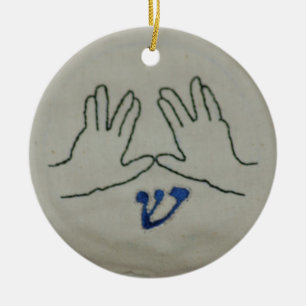 Heilende Segen-Amulett-Verzierung Keramik Ornament
