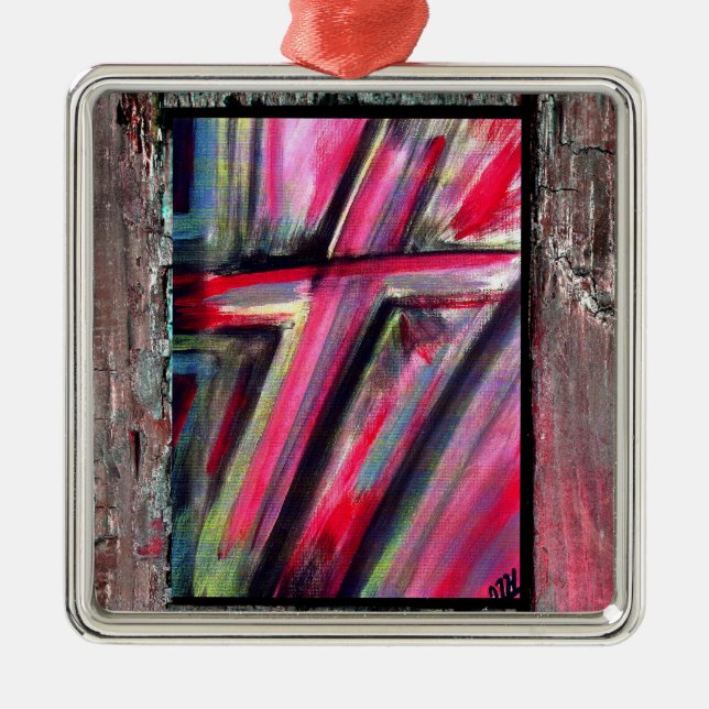 Heilendes Kreuz Ornament Aus Metall (Vorne)