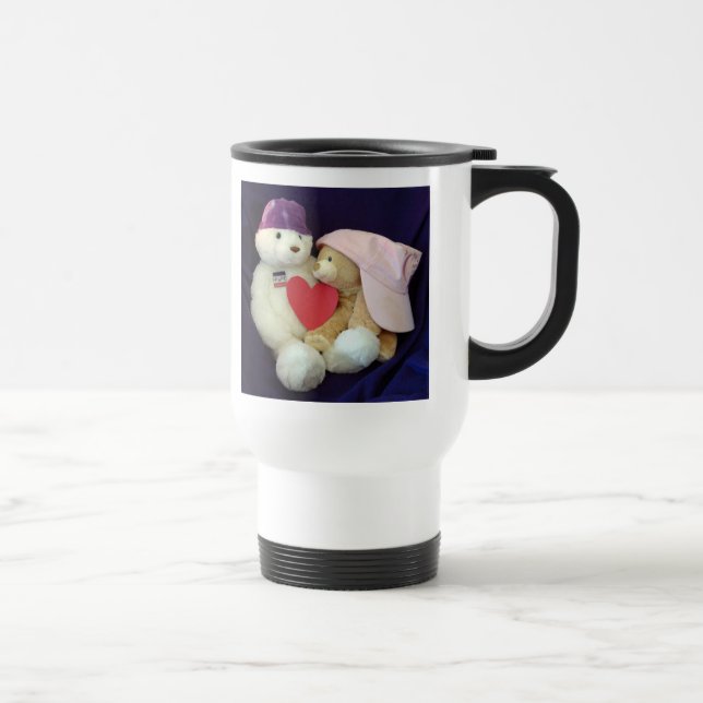 Heilenumarmungs-Reise-Tasse Reisebecher (Rechts)