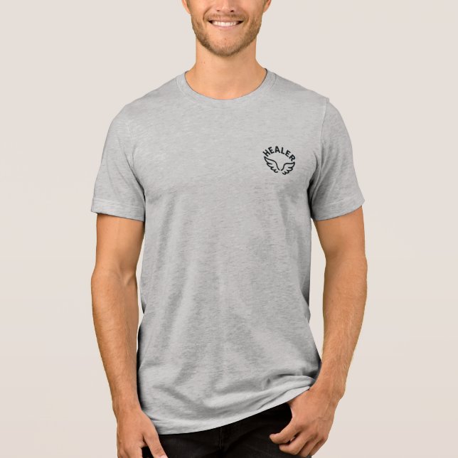 Heiler <3 Tri-Blend shirt (Vorderseite)
