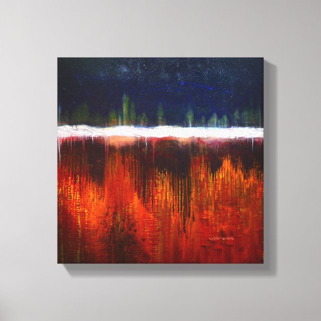 Heilfarben Kunst, Dichtung und Musik Leinwanddruck (Vorderseite)