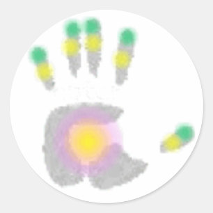 HeilHand Runder Aufkleber