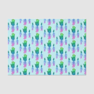 Heilhandgeschenk für Boho Mystical Rainbow-Muster Seidenpapier