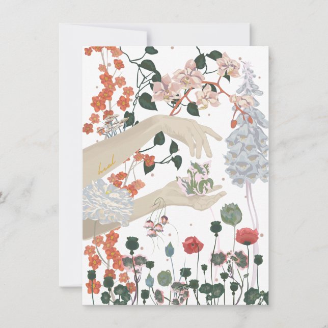 Heilhandlicht Karte (Vorderseite)