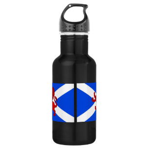 Heilig-Andrews-Flagge zügellosen Löwes Schottlan Trinkflasche