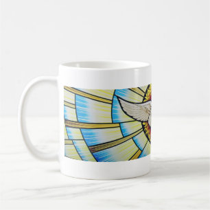 Heilig-Geist-Taube-Buntglas Kaffeetasse