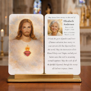 Heilig Herz Jesu Gedenkfoto Gebet