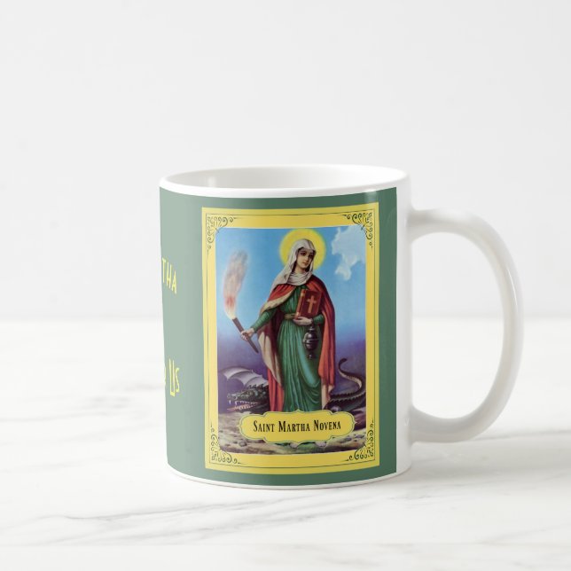 Heilig-Martha neunwöchiges Novena-Gebet Kaffeetasse (Rechts)