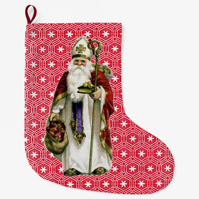Heilig-Nicholas-WeihnachtsStrumpf Großer Weihnachtsstrumpf (Vorderseite)