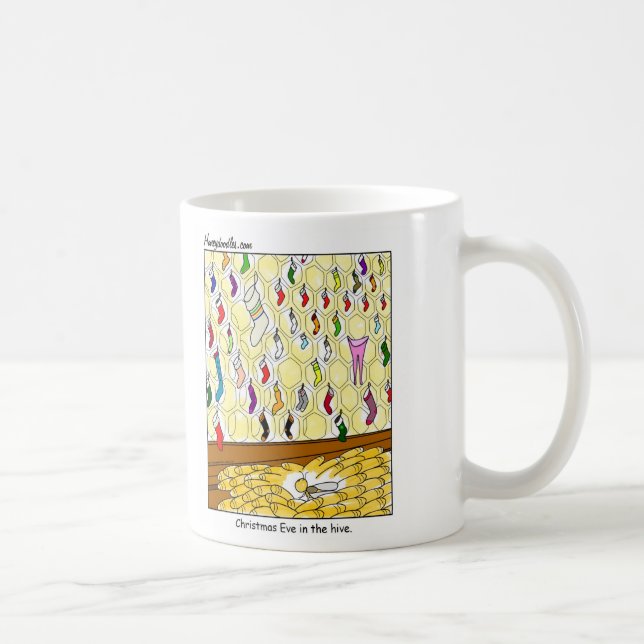 Heiligabend in der Blüte (Farbe) - Tasse (Rechts)