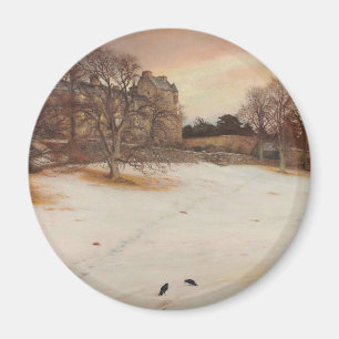 Heiligabend (von John Everett Millais) Magnet