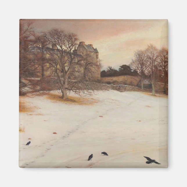 Heiligabend (von John Everett Millais) Magnet (Vorne)