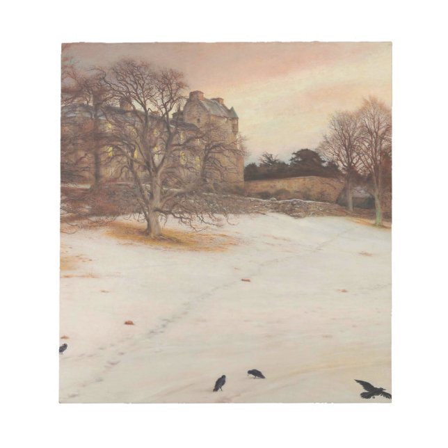 Heiligabend (von John Everett Millais) Notizblock (Vorderseite)