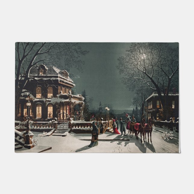 Heiligabend von Joseph Hoover und Sons Fußmatte (Vorderseite)