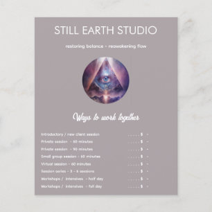 Heilige Achse   Third Eye Design Flyer