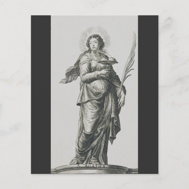 Heilige Agatha von Sizilien (Vorderseite)