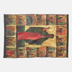 Heilige Anastasia die Befreierin Byzantinische Kun Geschirrtuch