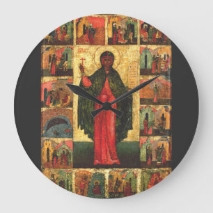 Heilige Anastasia die Befreierin Byzantinische Kun Große Wanduhr