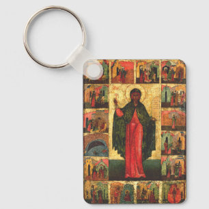 Heilige Anastasia die Befreierin Byzantinische Kun Schlüsselanhänger