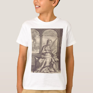 Heilige Anastasia die Befreierin Schwarz-Weiß-Kuns T-Shirt