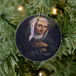 Heilige Angela Merici Keramik Ornament