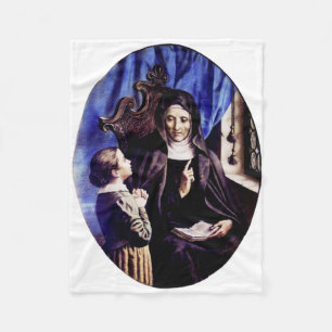 Heilige Angela Merici Schutzpatronin der Erzieher Fleecedecke