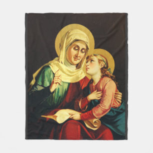 Heilige Anna und Jungfrau Maria Fleecedecke