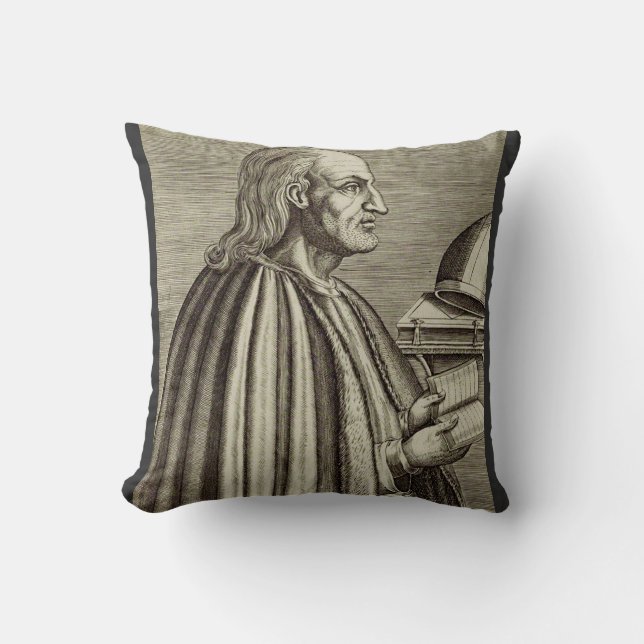 Heilige Anselm von Canterbury Doktor der Kirche Kissen (Vorderseite)